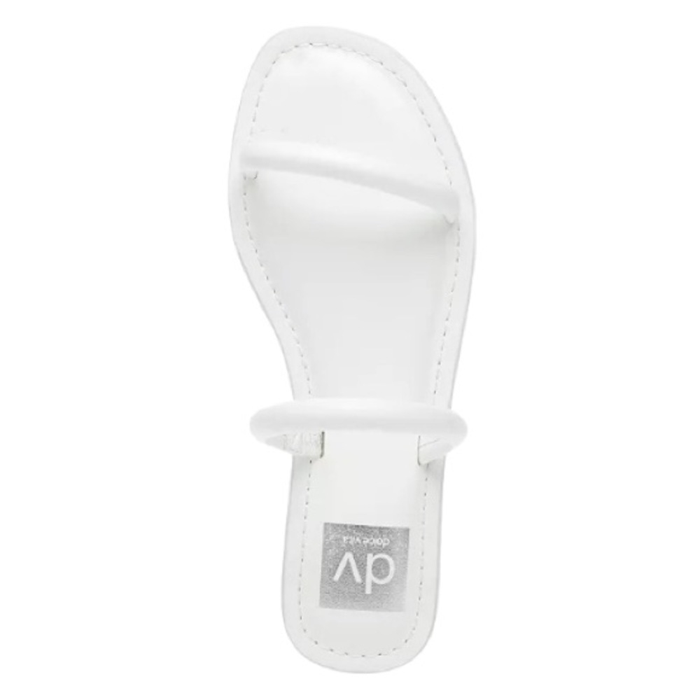 DV by Dolce Vita White Double Jelly Sandals